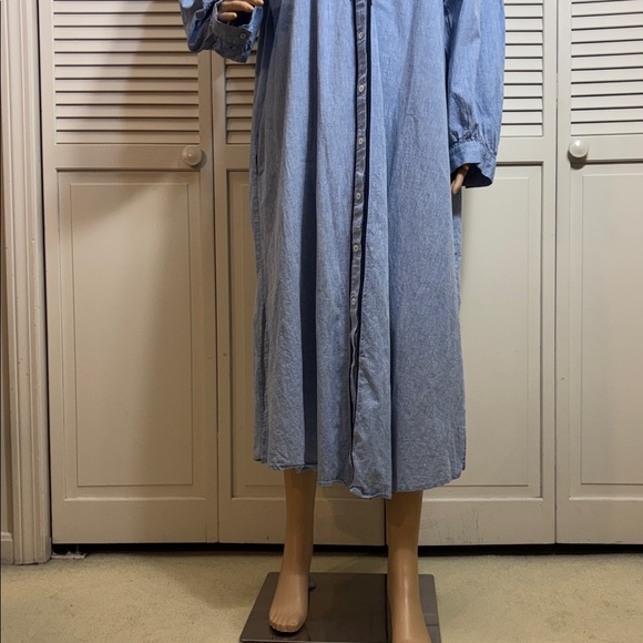 Tuckernuck Pomander Place Jolene Midi Chambray Dress XXL - Picture 7 of 16